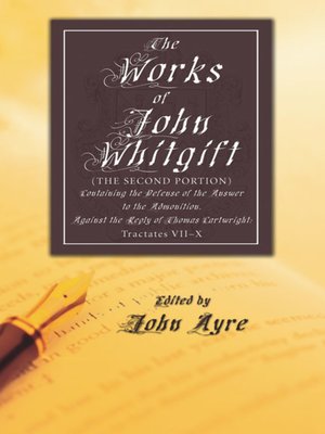 cover image of The Works of John Whitgift